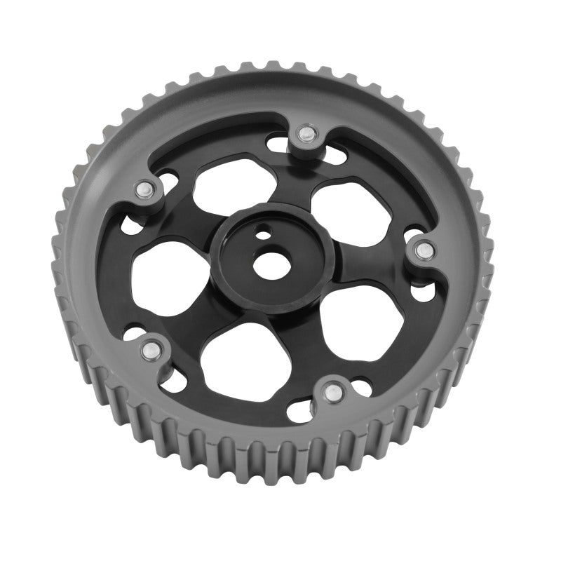 AEM Electronics Tru-Time Cam Gear Black 5-Bolt Mitsubishi 4G63 23-831BK Photo - out of package