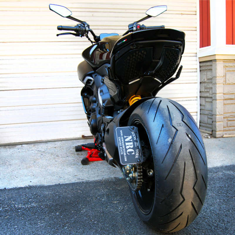 New Rage Cycles 23-24 Ducati Diavel V4 Side Mount License Plate DV4-SIDE DV4-SIDE Photo - Primary