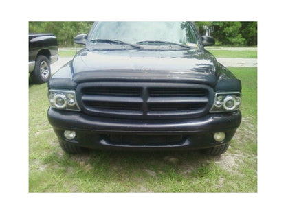 Spyder Dodge Dakota 97-04/Durango 98-03 1PC Projector Headlights LED Halo LED Chrm PRO-YD-DDAK97-C 5009791 5009791 Photo - Mounted