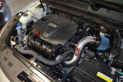 Injen 11-15 Kia Optima / Hyundai Sonata 2.4L Black Short Ram Air Intake SP1333BLK Photo - Mounted