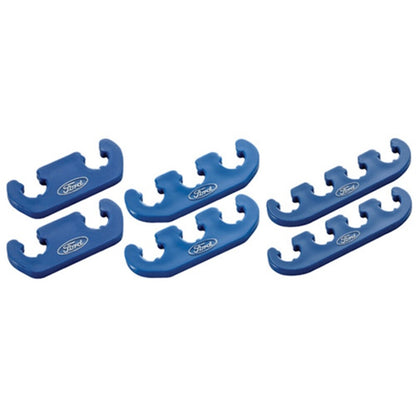 Ford Racing Wire Dividers 4 to 3 to 2 - Blue w/ White Ford Logo 302-637 302-637 Photo - Primary