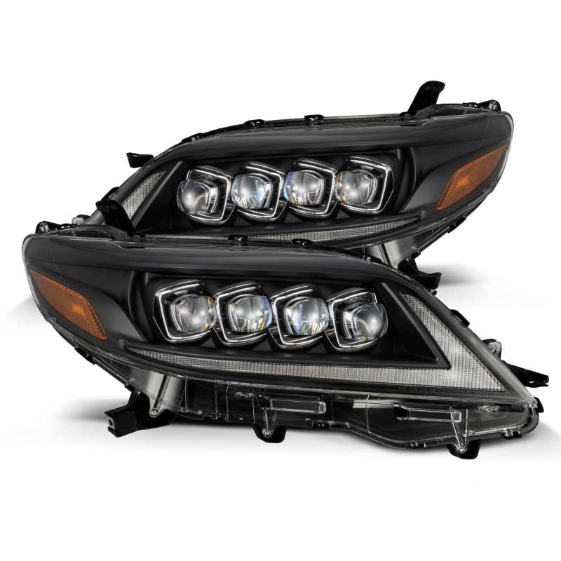 AlphaRex 2011+ Toyota Sienna NOVA LED Proj Headlights Plank Style Black w/Activ Light/Seq Signal/DRL 880768 880768 Photo - Primary