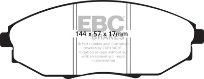 EBC Disc Brake Pad Set DP21750 Photo - Primary