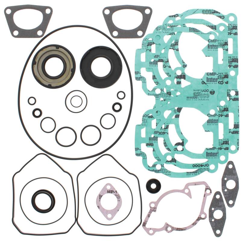 Vertex Pistons Vertex Gaskets 00-01 Ski-Doo Formula Deluxe 600 Complete Gasket Kit w/ Oil Seals 711259 711259 Photo - Primary