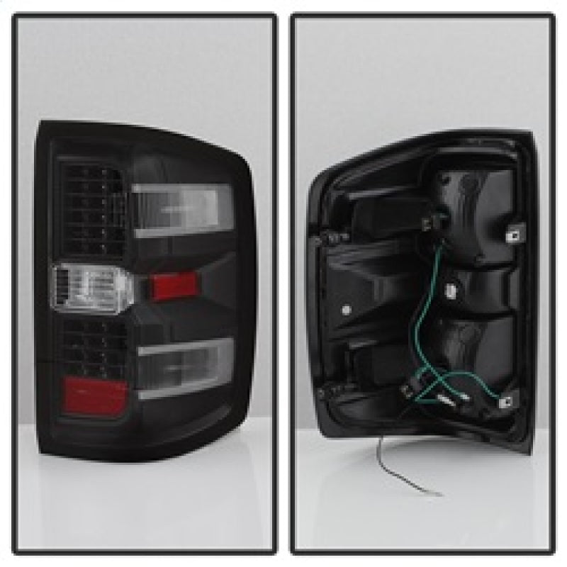 SPYDER xTune Chevy 1500 14-16 / Silverado 2500HD/3500HD LED Tail Lights - Black ALT-JH-CS14-LED-BK 9036545 9036545 Photo - Unmounted