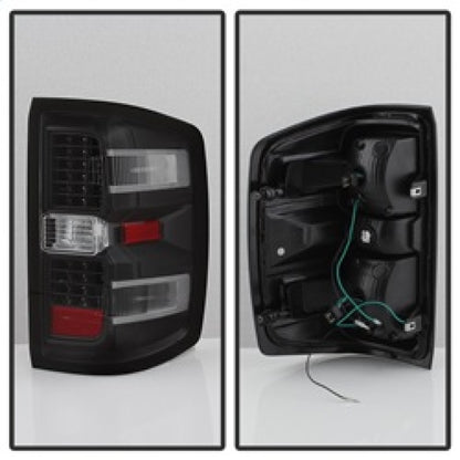 SPYDER xTune Chevy 1500 14-16 / Silverado 2500HD/3500HD LED Tail Lights - Black ALT-JH-CS14-LED-BK 9036545 9036545 Photo - Unmounted