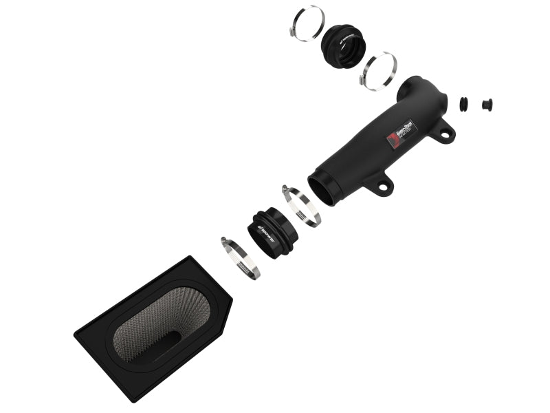 aFe Super Stock Induction System Pro Dry S Media 18-21 Jeep Wrangler JL L4-2.0L (t) 55-10010D 55-10010D Photo - Unmounted