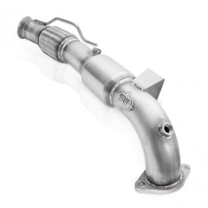 Stainless Works 2016-18 Ford Focus RS 3in High-Flow Cats Downpipe Factory Connection FCRS16DPCAT FCRS16DPCAT User 1