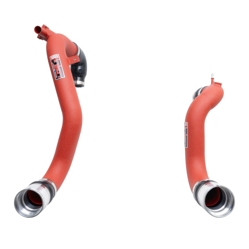 Injen 21-23 Ford Bronco L4-2.3L Turbo EcoBoost SES Intercooler Pipes Wrinkle Red SES9300ICPWR SES9300ICPWR Photo - Unmounted