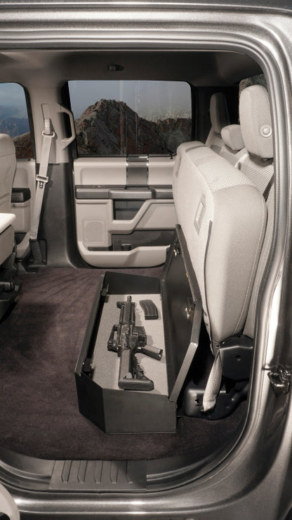 Tuffy Products Tuffy Underseat Lockbox 2/3 Length W/ Combo Lock For Ford Fseries Supercrew 344-01-A 344-01-A Photo - Mounted