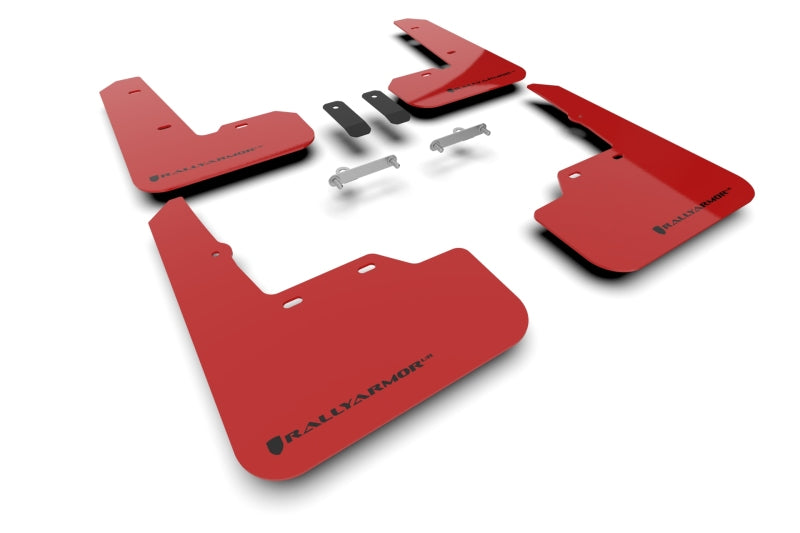 Rally Armor 2022 Subaru WRX Red UR Mud Flap w/ Black Logo MF92-UR-RD/BLK MF92-UR-RD/BLK Photo - Primary