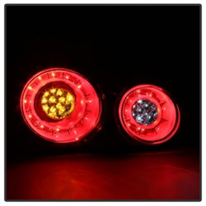 Spyder 09-15 Nissan GTR LED Tail Lights Red Clear ALT-YD-NGTR09-LED-RC 5082008 5082008 Photo - Unmounted