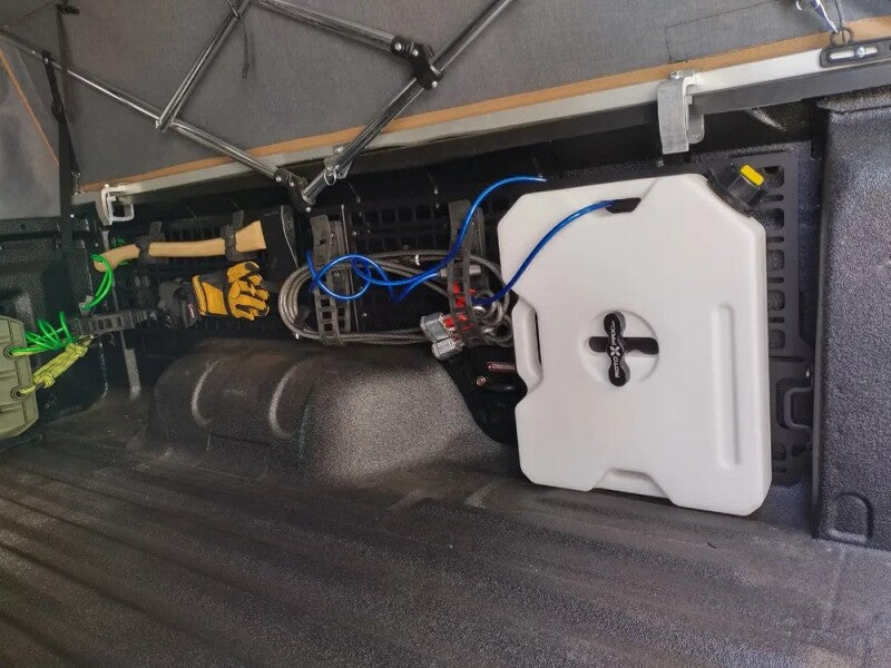 BuiltRight Industries 2019+ Ford Ranger 5ft Bed Bedside Rack System - Driver Front Panel 102405 102405 Photo - lifestyle view