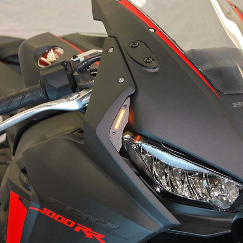 New Rage Cycles 17-24 Honda CBR 1000RR Front Signals CBR1000-FB-BO-L CBR1000-FB-BO-L Photo - Primary