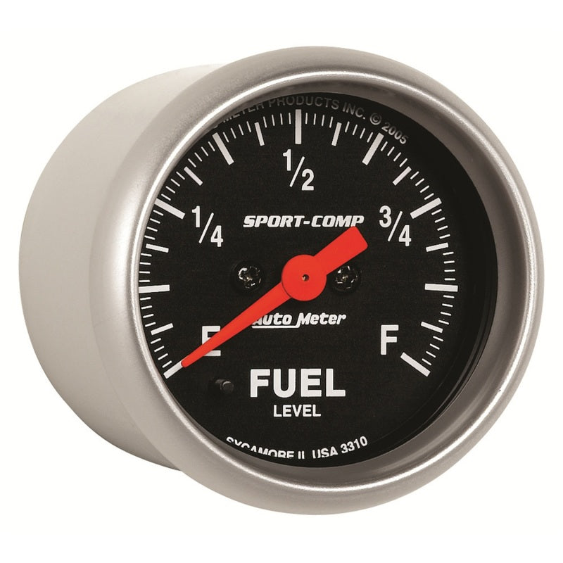 Autometer t Comp 3310 2-1/16" Fuel Level E-F Gauge 3310 User 3