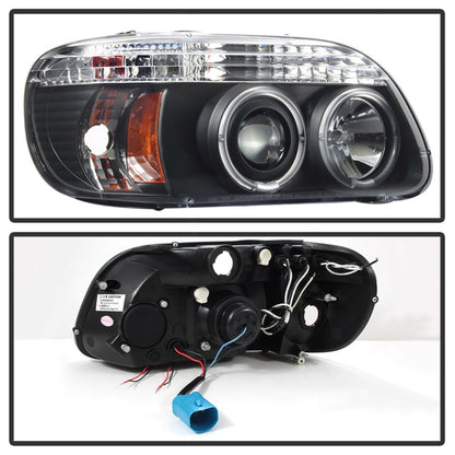 Spyder Ford Explorer 95-01 1PC Projector Headlights LED Halo Blk PRO-YD-FEXP95-HL-1PC-BK 5010131 5010131 Photo - Unmounted