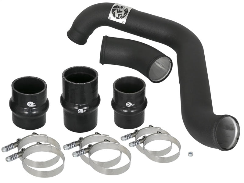 aFe BladeRunner 3 IN Intercooler Tube Hot Side Black GM Diesel Trucks 2017 46-20338-B Photo - Unmounted