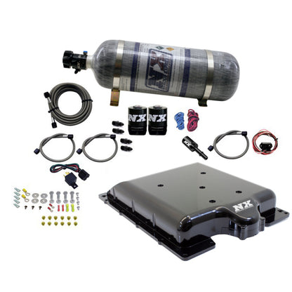 Nitrous Express Dodge Hellcat/Demon Supercharger Lid Nitrous Kit (100-400HP) w/12lb Bottle 20972-12 20972-12 Photo - Primary