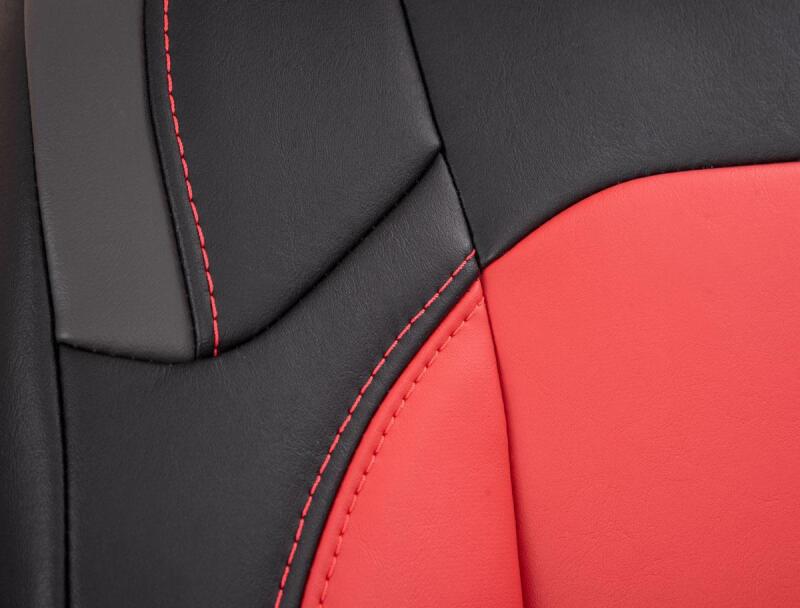 PRP Seats PRP Jeep Wrangler JL Front Seat Covers - 2 door- with Molle Back (Pair) - Black/Orange B038-07 B038-07 Photo - Close Up