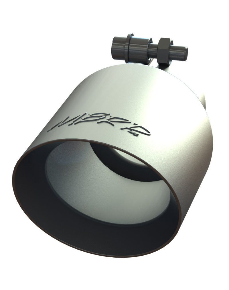 MBRP Universal Tip 4in O.D. Dual Wall Angled 2.5in inlet 8in length T5123 Photo - Primary