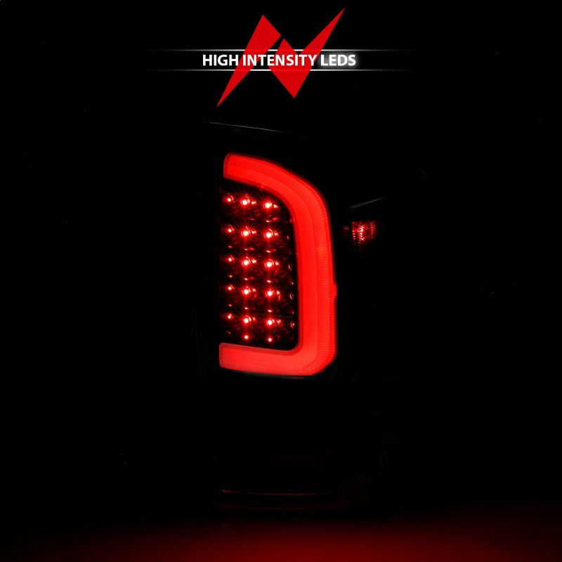 ANZO 16-21 Toyota Tacoma LED Tail Lights - w/ Light Bar Sequential Black Housing & Smoke Lens 311401 311401 Photo - Unmounted