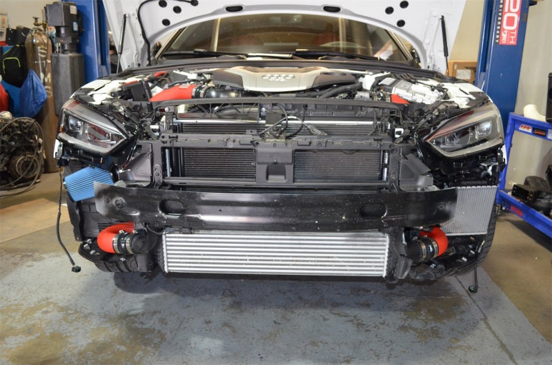 Injen 18-19 Audi S4/S5 (B9) V6 3.0L Turbo Polished Intercooler Piping SES3082ICP SES3082ICP Photo - Mounted