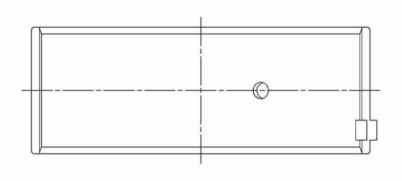 ACL Race Series Rod Bearings Nissan 4 1998cc SR20DET GTiR Size: STD 4B2976HX-STD Technical Drawing