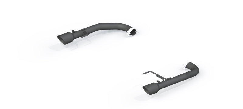 MBRP 2015-2017 Ford Mustang GT 5.0 2-1/2in Axle Back Kit - Black Coated 4in S7276BLK Photo - Primary