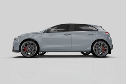 Rally Armor 2019+ Hyundai Elantra N Line UR Black Mud Flap w/ Red Logo MF59-UR-BLK/RD MF59-UR-BLK/RD User 3
