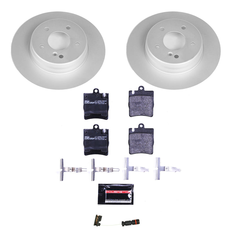 PowerStop Power Stop 01-02 Mercedes-Benz E430 Rear Euro-Stop Brake Kit ESK627 ESK627 Photo - Primary