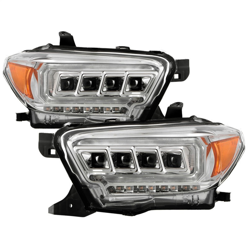 Spyder 16-20 Toyota Tacoma Halogen Model Only High-Power LED Headlights - Chrome PRO-YD-TT16HALAP-C 5088369 5088369 Photo - Primary