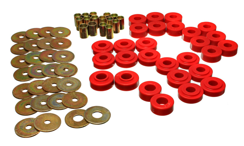 Energy Suspension Leaf Spring Bushing Set Red Ford Bronco All 1978-1979 4.2127R Photo - Primary