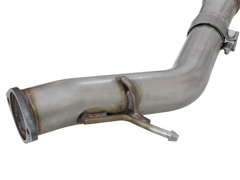 aFe Takeda 3in-2.5in SS Axle-Back Exhaust w/Polished Tips 2018 Hyundai 49-37002-1P Photo - Unmounted
