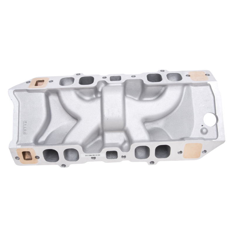 Edelbrock Manifold, Marine Rpm, Chevy Big Block, Oval Port, With Brass 2561 Photo - out of package