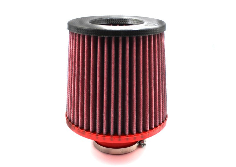 BMC Twin Air Universal Conical Filter w/Carbon Top - 60mm ID / 140mm H FBTW60-140C