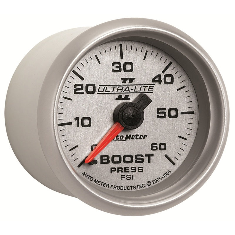 Autometer Gauge, Boost, 2 1/16", 60 PSI, Mechanical, Ultra-Lite II 4905 User 3