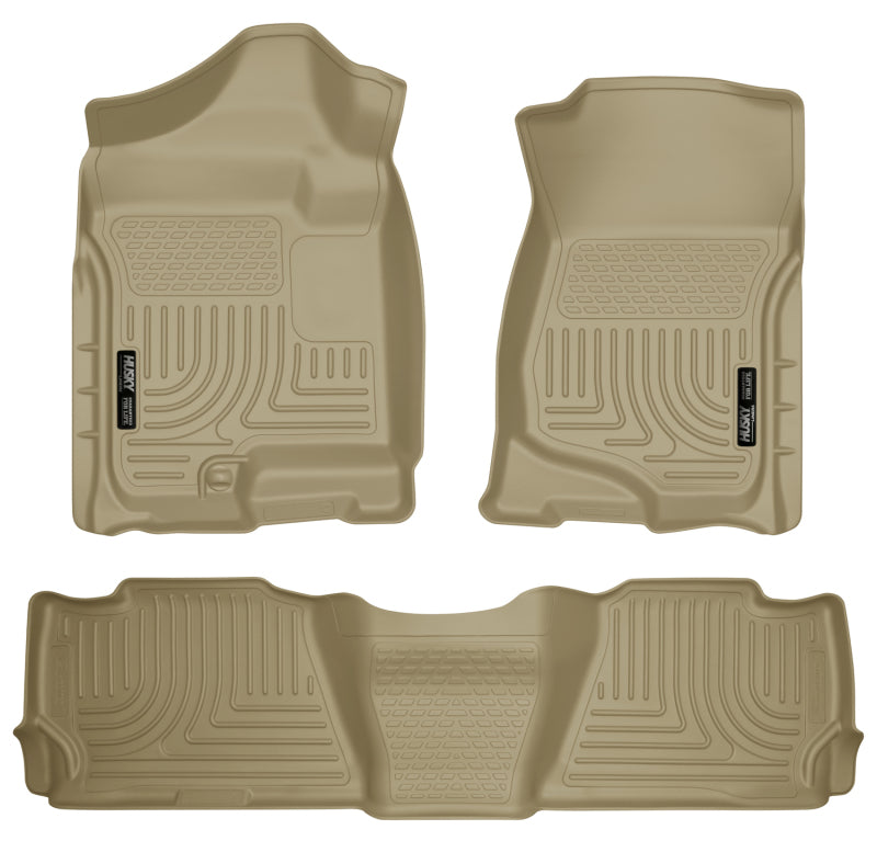Husky Liners 07-13 GM Escalade ESV/Avalanche/Suburban WeatherBeater Tan Front 98263 Photo - Primary