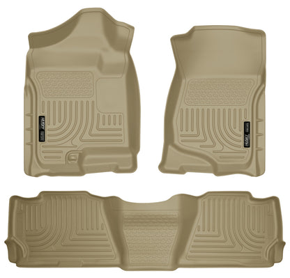 Husky Liners 07-13 GM Escalade ESV/Avalanche/Suburban WeatherBeater Tan Front 98263 Photo - Primary