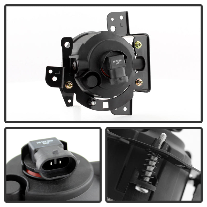 Spyder Mitsubishi Mirage 2014+ OEM Fog Lights w/Switch Clear FL-MM2014-C 5077769 5077769 User 1