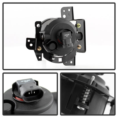 Spyder Mitsubishi Mirage 2014+ OEM Fog Lights w/Switch Clear FL-MM2014-C 5077769 5077769 User 1