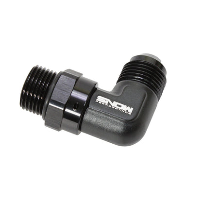 Snow Performance Snow -10 ORB to -10AN 90 Degree Swivel Fitting (Black) SNF-60119 SNF-60119 User 1