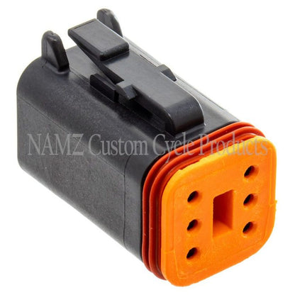 NAMZ Deutsch DT Series 6-Wire Plug & Wedgelock - Black (Repl. HD 72116-94BK) DP-6B DP-6B Photo - Primary