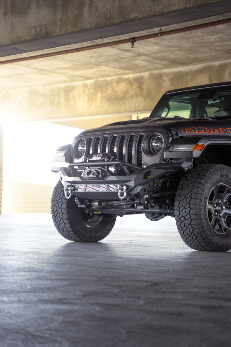 DV8 Offroad 07-18 Jeep Wrangler JK / 18-23 Wrangler JL / 20-23 Gladiator JT MTO Series Front Bumper FBJL-12 FBJL-12 Photo - Unmounted