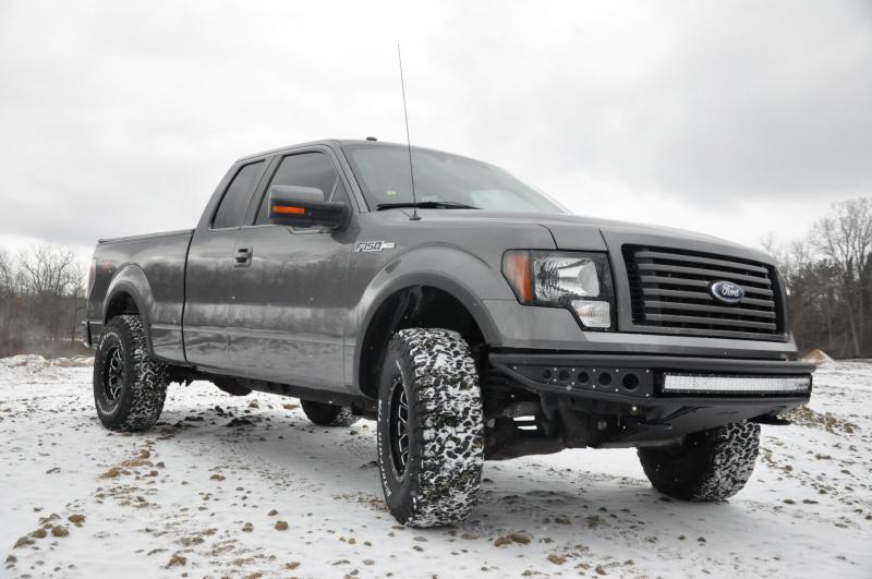 DV8 Offroad 09-14 Ford F-150 Baja Style Front Bumper FBFF1-04 FBFF1-04 Photo - Close Up