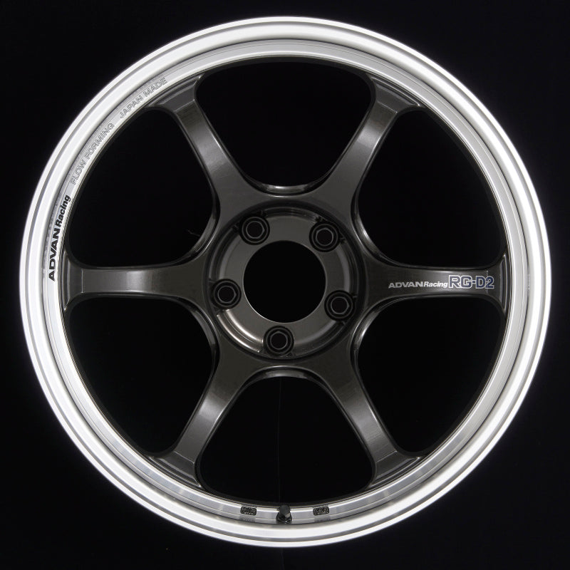 Advan RG-D2 18x9.0 +45 5-100 Machining & Black Gunmetallic Wheel YAT8I45DMBG YAT8I45DMBG Photo - Primary