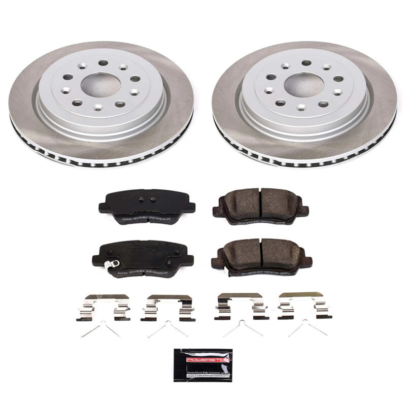 PowerStop Power Stop 2019 Cadillac CTS Rear Semi-Coated Rotor Kit SC8965 SC8965 Photo - Primary