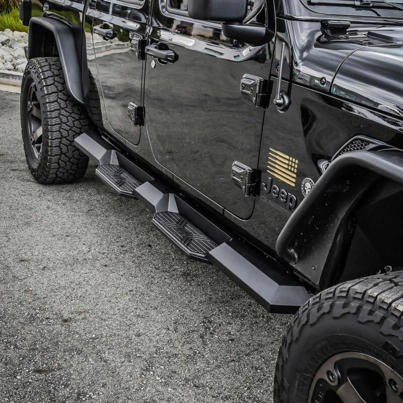 Westin 2020 Jeep Gladiator HDX Xtreme Nerf Step Bars - Textured Black 56-24165 56-24165 Photo - Mounted