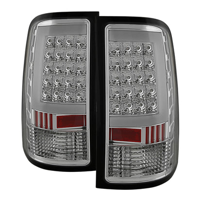 SPYDER Xtune GMC Sierra 07-13 LED Tail Lights Chrome ALT-ON-GS07-G2-LED-C 5081568 5081568 Photo - Primary