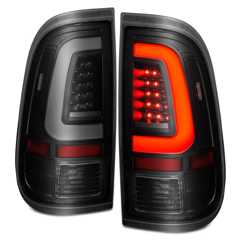 ANZO 2008-2016 Ford  F-250  LED Tail w/ Lights Bar Black Housing Smoke Lens 311379 311379 User 1