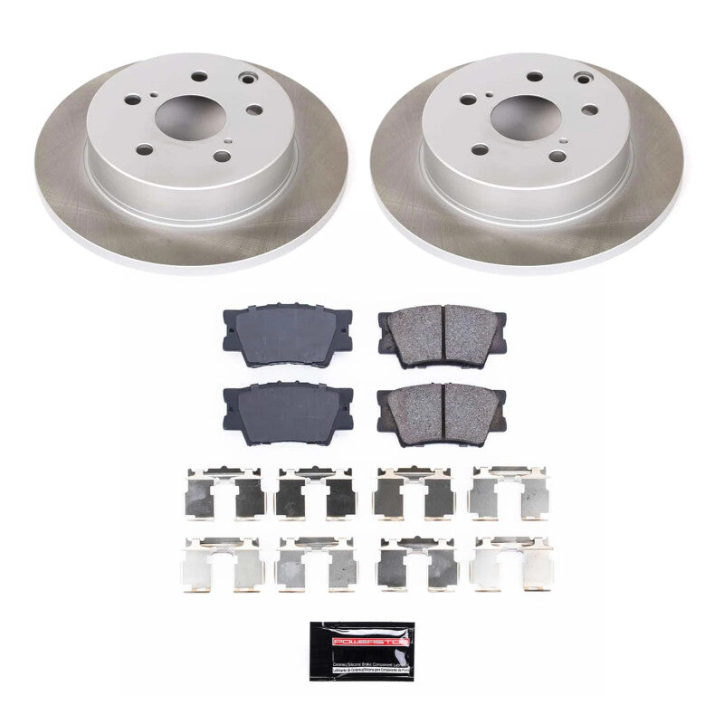 PowerStop Power Stop 06-18 Toyota RAV4 Rear Semi-Coated Rotor Kit SC4671 SC4671 Photo - Primary